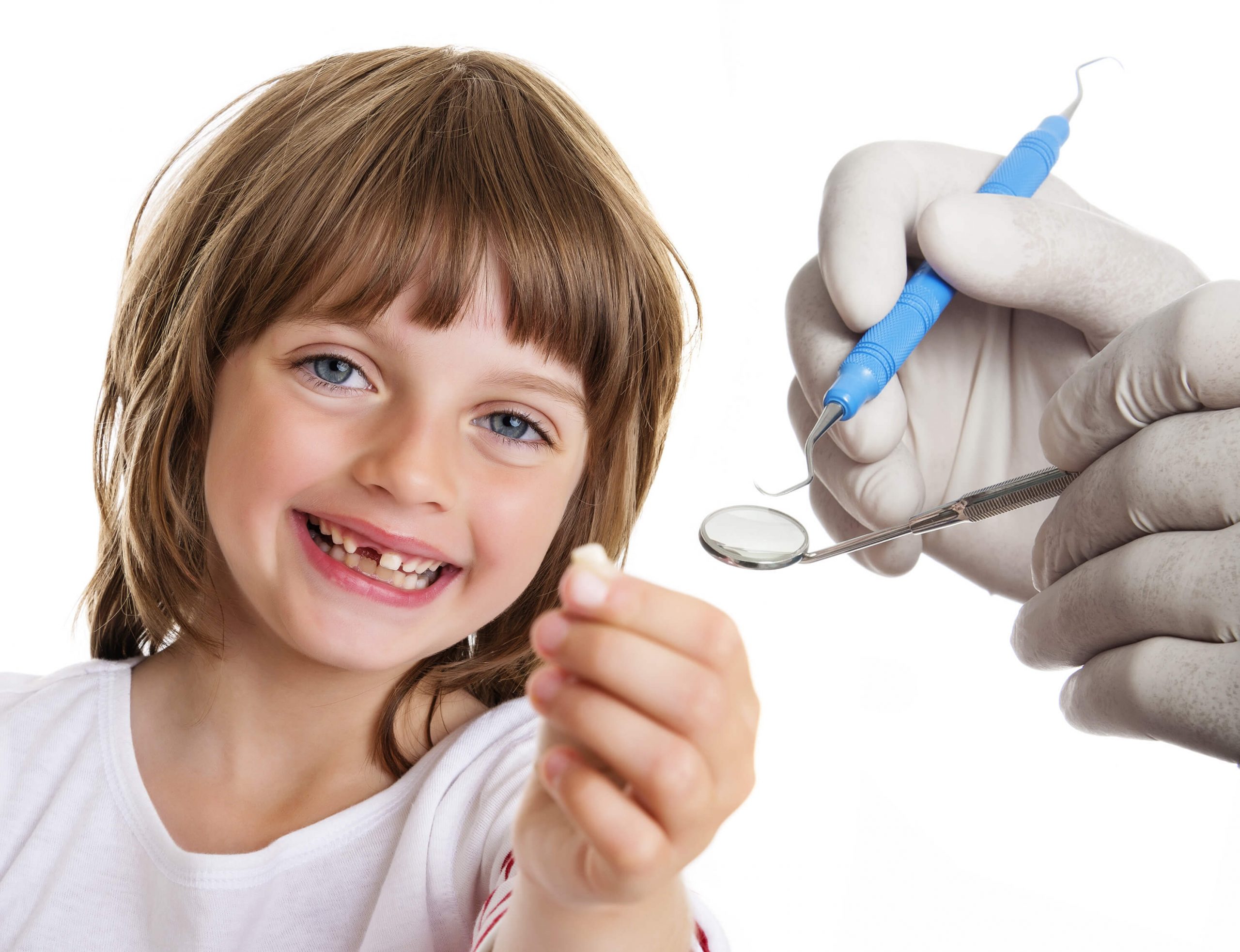 تركيب أسنان مؤقتة للاطفال